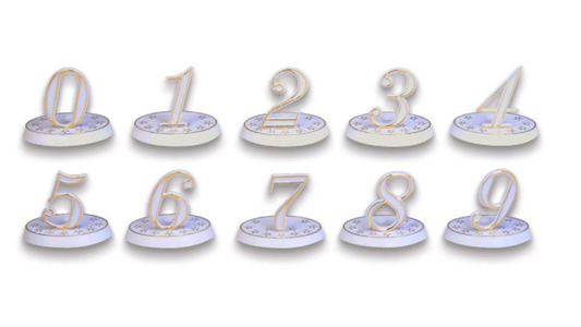 Numeri plastica (100 pezzi)